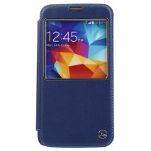 Funda tipo libro con ventana Samsung Galaxy S5 G900 azul