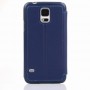 Funda tipo libro con ventana Samsung Galaxy S5 G900 azul
