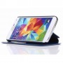 Funda tipo libro con ventana Samsung Galaxy S5 G900 azul
