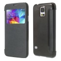 Funda tipo libro con ventana Samsung Galaxy S5 G900 negra