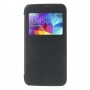 Funda tipo libro con ventana Samsung Galaxy S5 G900 negra