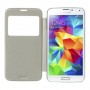 Funda tipo libro con ventana Samsung Galaxy S5 G900 blanca