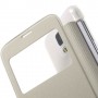 Funda tipo libro con ventana Samsung Galaxy S5 G900 blanca