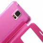 Funda tipo libro con ventana Samsung Galaxy S5 G900 rosa