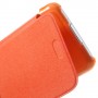 Funda tipo libro con ventana Samsung Galaxy S5 G900 naranja