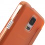 Funda tipo libro con ventana Samsung Galaxy S5 G900 naranja