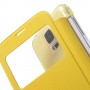 Funda tipo libro con ventana Samsung Galaxy S5 G900 amarilla
