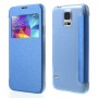 Funda tipo libro con ventana Samsung Galaxy S5 G900 azul
