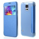 Funda tipo libro con ventana Samsung Galaxy S5 G900 azul