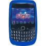 Funda Mooster trasera silicona Blackberry 8520 neumatico azul