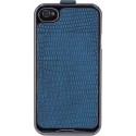 Funda rigida Mooster iPhone 4 estampado cocodrilo azul