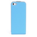 Funda Mooster vertical slim iPhone 5 azul claro