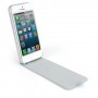 Funda Mooster vertical slim iPhone 5 azul claro
