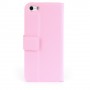 Funda Mooster horizontal con tarjetero iPhone 5 rosa palo