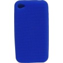 Funda Mooster trasera goma relieve diamante iPhone 4 azul