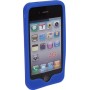 Funda Mooster trasera goma relieve diamante iPhone 4 azul