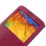 Funda Smartphone rosa simil piel tipo Pull up con ventana