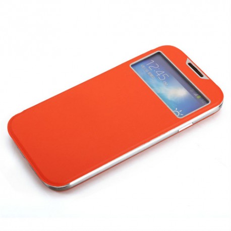 Funda tpu tipo libro Samsung Galaxy S4 I9500 / I9505 naranja