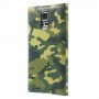 Funda tipo libro con ventana Samsung Galaxy S5 G900 camuflaje verde