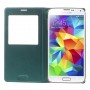 Funda tipo libro con ventana Samsung Galaxy S5 G900 camuflaje verde