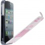 Funda rigida Mooster iPhone 4 estampado letras blanco/rosa