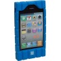 Funda Mooster trasera goma tableta iPhone 4 azul
