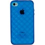 Funda trasera gel Mooster iPhone 4 relieve rombo