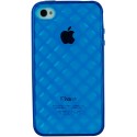 Funda trasera gel Mooster iPhone 4 relieve rombo
