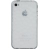 Funda trasera gel Mooster iPhone 4 transparente relieve mosaico