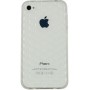 Funda trasera gel Mooster iPhone 4 transparente relieve burbuja