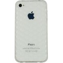 Funda trasera gel Mooster iPhone 4 transparente relieve burbuja