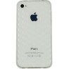 Funda trasera gel Mooster iPhone 4 transparente relieve burbuja