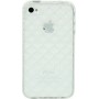 Funda trasera gel Mooster iPhone 4 transparente relieve tachuela