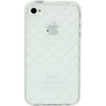 Funda trasera gel Mooster iPhone 4 transparente relieve tachuela
