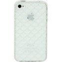 Funda trasera gel Mooster iPhone 4 transparente relieve tachuela
