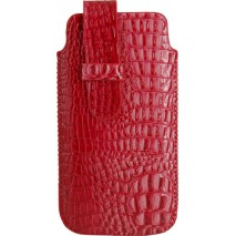 Funda  cocodrilo roja para iPhone 5 / Ibold b