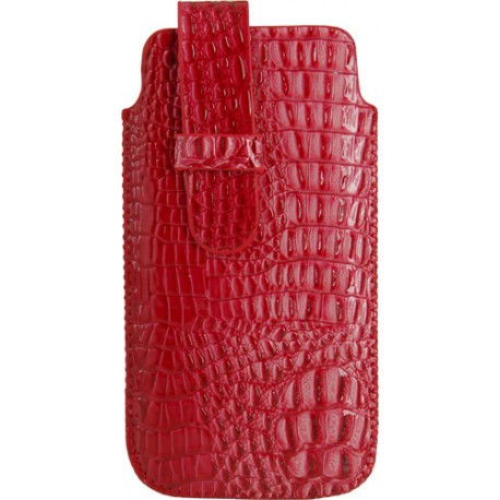 Funda  cocodrilo roja para iPhone 5 / Ibold b