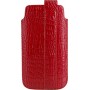 Funda  cocodrilo roja para iPhone 5 / Ibold b