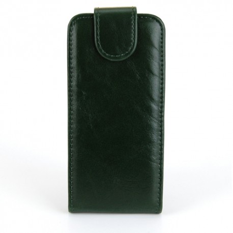 Funda iPhone 5 slim con cierre iman verde botella