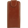 Funda iPhone 5 slim con cierre iman marron