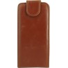 Funda iPhone 5 slim con cierre iman marron