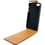 Funda iPhone 5 slim con cierre iman marron