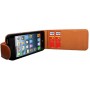 Funda iPhone 5 slim con cierre iman marron