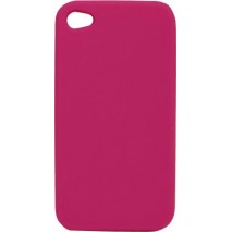 Funda Mooster trasera silicona iPhone 4 fucsia