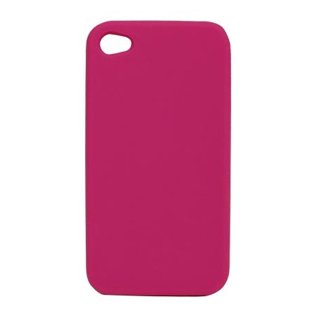 Funda Mooster trasera silicona iPhone 4 fucsia