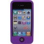 Funda Mooster trasera silicona iPhone 4 violeta