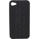 Funda Mooster trasera goma dibujo neumatico iPhone 4 negra