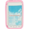 Funda Mooster trasera silicona Samsung I9000 Galaxy s rosa
