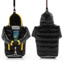 Funda mini plumifero para telefonos moviles de hasta 5 pulgadas negro