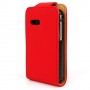 Funda Samsung Galaxy Y S5360 roja de piel slim Mooster